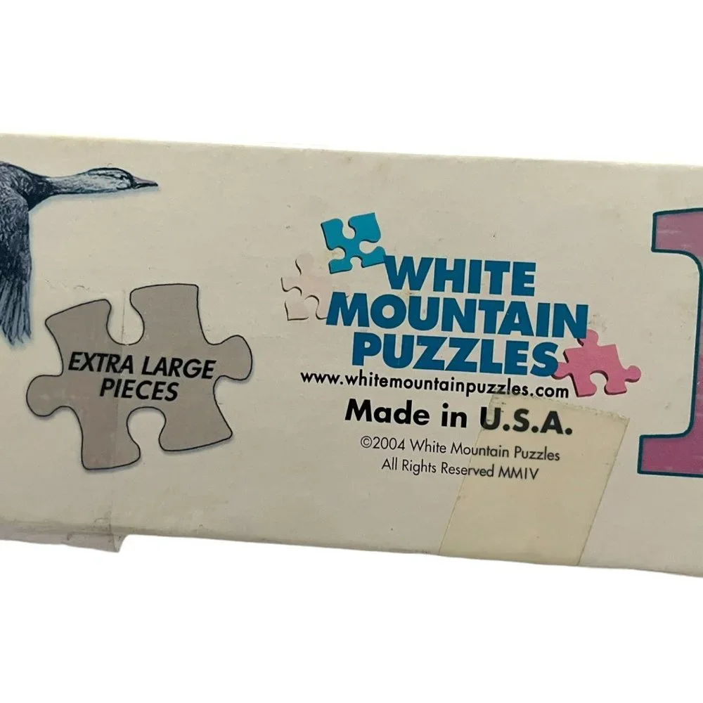 White Mountain Wild Ducks Geese & Swans Jigsaw Puzzle 1000 Pieces 2004 Birds